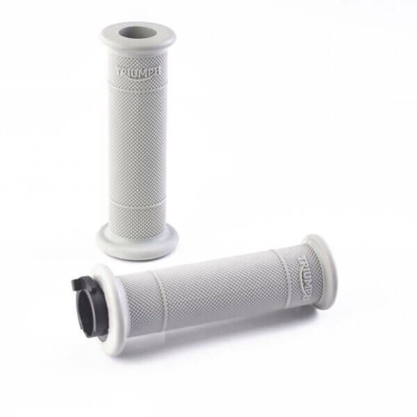 Triumph Diamond Knurl Grey 22mm Grips A2041477