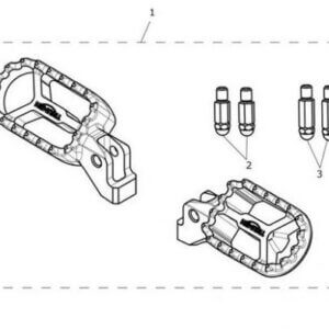 RIDER FOOTRESTS - PAIR (A9770240)