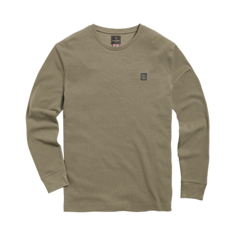 DEAN LONG SLEEVE KHAKI WAFFLE TEE (MTLS21013)2