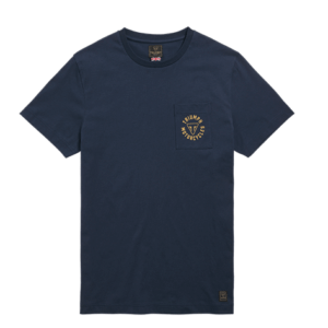 Newlyn Tee Black Iris / Dull Gold (MTSS21027)