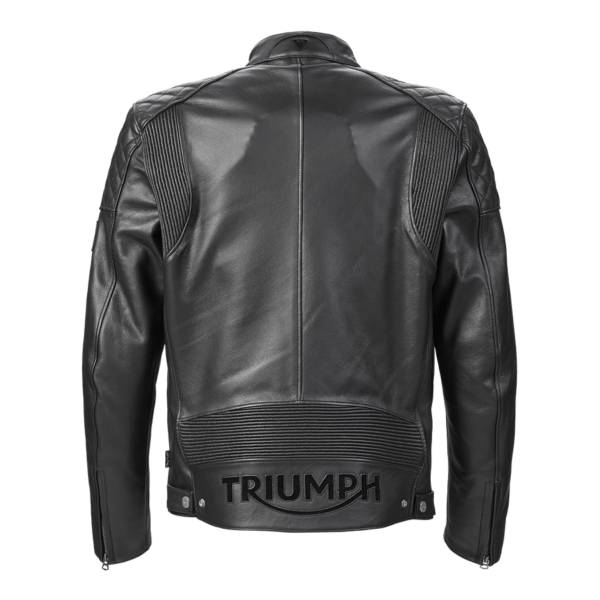 Braddan Asymmetric Leather Jacket MLES22100 - Pure-Triumph Braddan Asymmetric Leather Jacket MLES22100 - Pure-Triumph