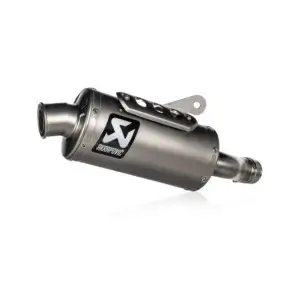 AKRAPOVIC S-T4SO1-HDT Muffler Slip-On Line (Titanium) for TRIUMPH Scrambler 400 X / Speed 400 2023