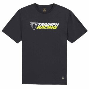Racing Black Crew Neck Tee Shirt - MTSS25117 (MTSS25117)