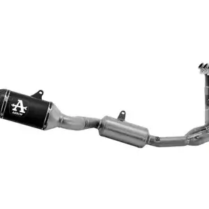 Arrow 71007VAN Full System Racing With Veloce Aluminium Dark Slip Ons